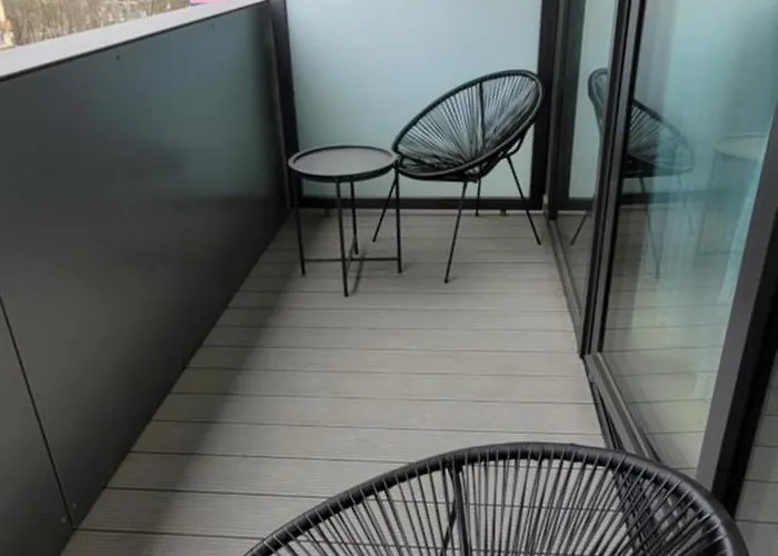 Hanza Tower 306, Basen, Sauna, Jacuzzi, Fitness Appartement